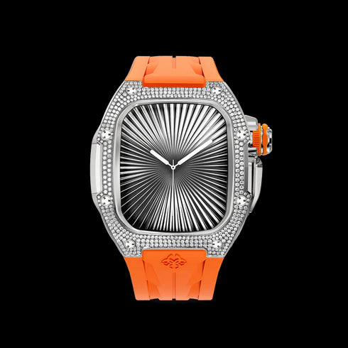 Apple Watch Case / RSTIII46 - Sunset Orange Moissanite